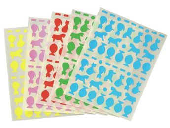 STICKERS MET SILHOUET Dieren