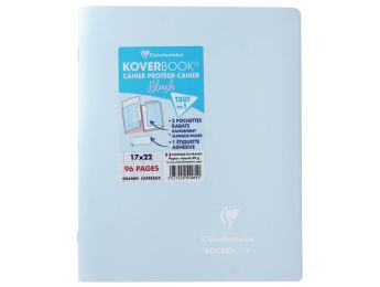 CAHIER Koverbook Blush 17 x 22 cm - 96 pages Séyès (grands carreaux)