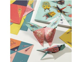 KIT FEUILLES POUR ORIGAMI 70 g Insectes