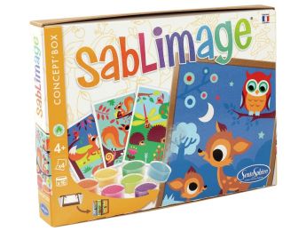 COFFRET CARTES À SABLE Animaux de la forêt