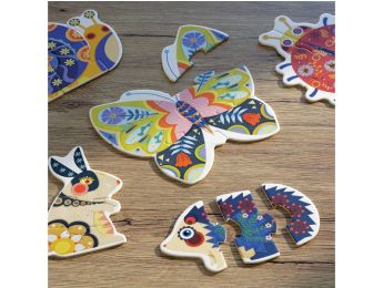 PUZZLES PROGRESSIFS Animaux du jardin