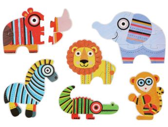 PUZZLES PROGRESSIFS Animaux de la jungle