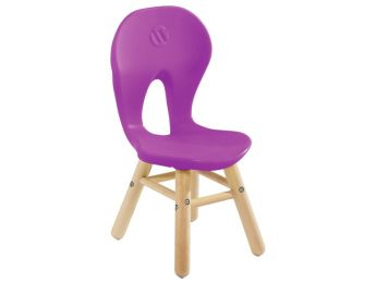 SCHALENSTUHL Easy 4 Holzrollen T1