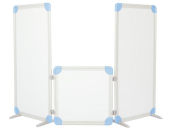 KUNSTSTOFFTRENNWAND-SET Große Tafel