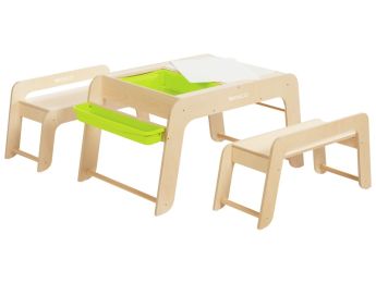 MULTI-ACTIVITEITENTAFEL Creativ Speciaal verven + 2 bankjes