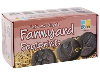 TACTILE PRINTING PEBBLES Farm animals