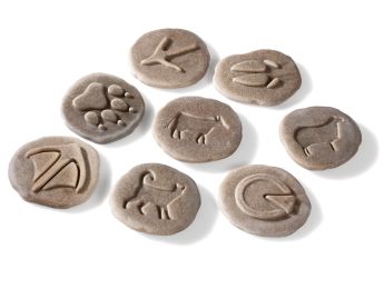 GALETS TACTILES EMPREINTES Animaux de la ferme