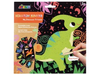 CARTES À GRATTER Dinosaures