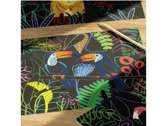 CARTES À GRATTER Jungle