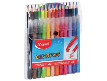 MULTIPACK 12 feutres + 15 crayons de couleur