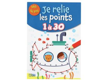 CAHIER DE POINTS À RELIER 1 à 30