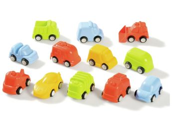 MAXI LOT DE 12 PETITES VOITURES ÉCO-RESPONSABLES