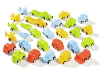 MAXI LOT DE 30 PETITES VOITURES ÉCO-RESPONSABLES