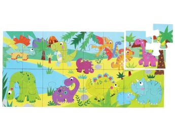 PUZZLES 8 EN 1 Les dinosaures