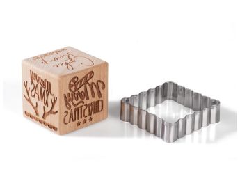 TAMPON ET DÉCOUPOIR À BISCUIT Thème Noël