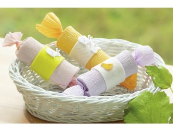 KREPPPAPIER-BÖGEN 30 g Pastellfarben