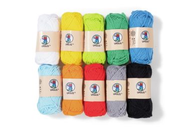 PELOTES DE FIL Coton Couleurs vives