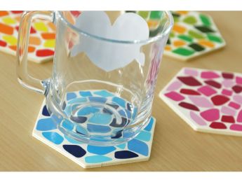 KLEBEPUNKTE MOSAIKSTEINE Klassische Farben