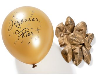 BALLONS DE BAUDRUCHE Joyeuses fêtes