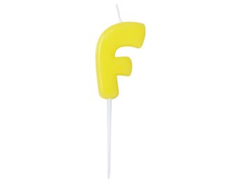 MINI BOUGIE LETTRE F