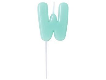 MINI BOUGIE LETTRE W