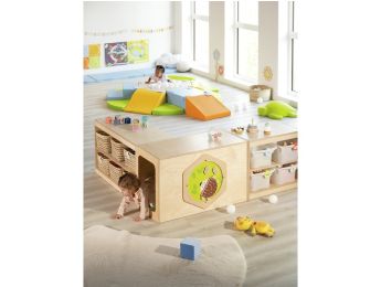 Stauraummöbel BABI Up 4 Behälter - 1 Regalbrett