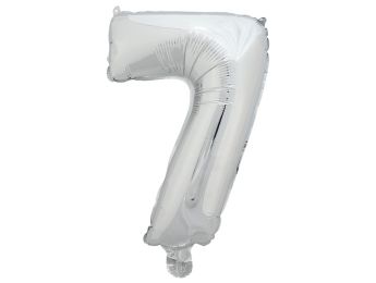 BALLON CHIFFRE ARGENTÉ 7.0