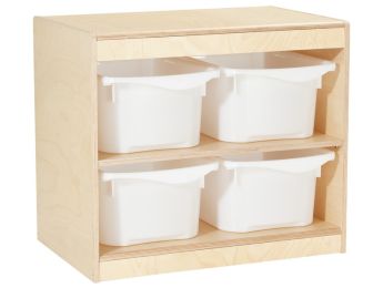 Stauraummöbel BABI Up 4 Behälter - 1 Regalbrett