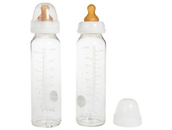 BIBERON EN VERRE HÉVÉA 240 ml