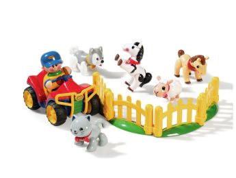 MY FIRST FRIENDS The quad bike and the animals