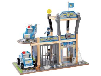 CASERNES ET VÉHICULES DE POLICE avec figurines