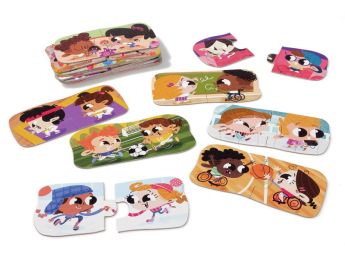 PUZZELS SAMEN SPELEN IN GELIJKHEID
