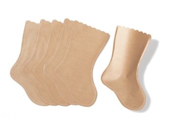 WEIHNACHTSSOCKEN AUS KRAFTPAPIER ZUM DEKORIEREN
