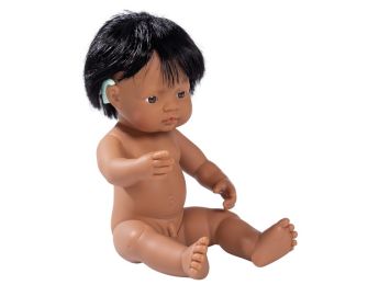 POUPÉE INCLUSIVE 38 CM AIDE AUDITIVE Terence