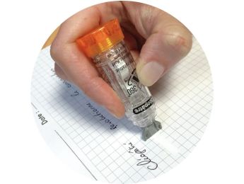 ERGONOMISCHES, NACHFULLBARES KORREKTURBAND, Effaç'encre 360°