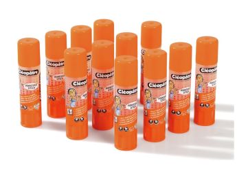 BÂTONS DE COLLE TRANSPARENTE Adhésive stick 12 x 8 g