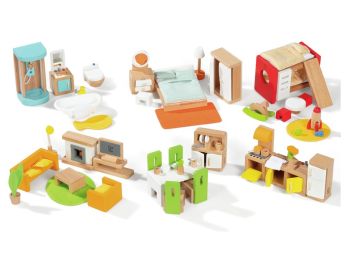 MAXI-SET MÖBEL FÜR PUPPENHAUS