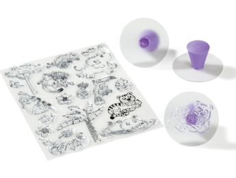 TAMPONS TRANSPARENTS AMOVIBLES Jungle
