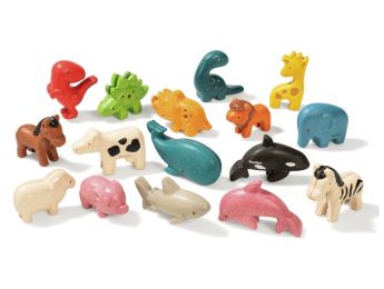 MAXI LOT FIGURINES ANIMALES ÉCO-CONÇUES