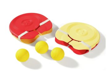 PAIRE DE RAQUETTES Pom'do et balles