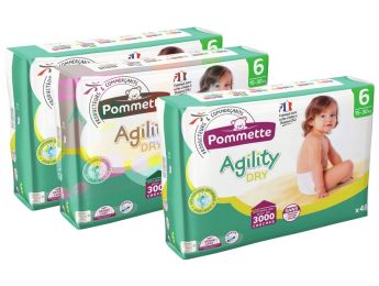 COUCHES JETABLES Pommette 3 PACKS Taille 6 - 15/30 kg