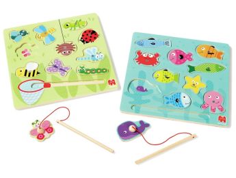 MAXISET 2-IN-1 INLEGPUZZELS VISHENGELSPEL