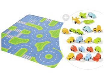 TRAFFIC FEATHER MAT MAXI PACK with 21 vehicles