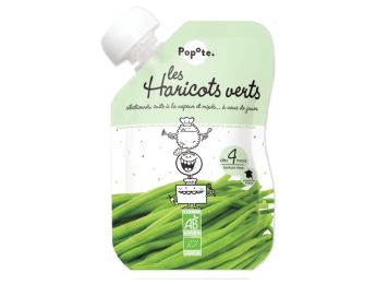 GOURDE MONOSAVEUR BIO Haricots Verts - 120 g