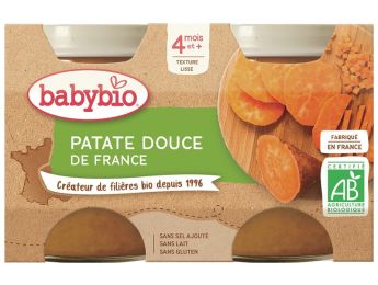 PETITS POTS BIO Patate douce - 2 x 130 g