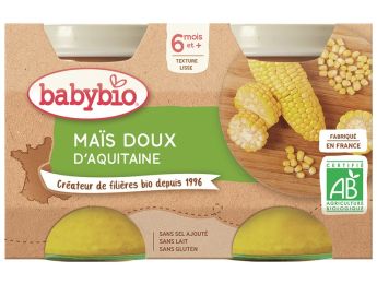 PETITS POTS BIO Maïs doux - 2 x 130 g
