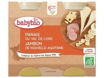 PETITS POTS BIO Panais et jambon - 2 x 200 g