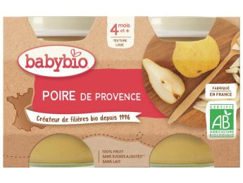 PETITS POTS BIO Poire - 2 x 130 g
