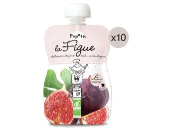 MAXI LOT GOURDES MONOSAVEUR BIO - Figue 10 x 120 g