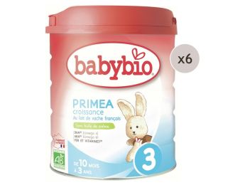 MAXI LOT LAIT DE VACHE PRIMEA 3 CROISSANCE - 6 x 800 g